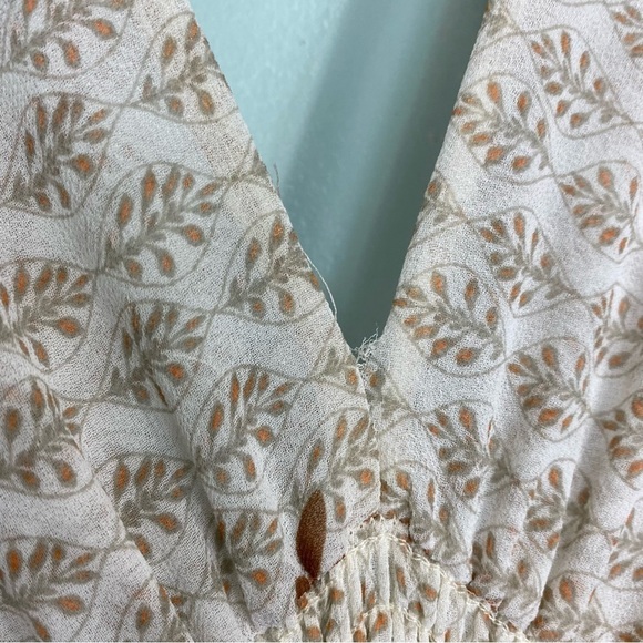 Misa Los Angeles Paisley Floral‎ Boho Dress Emala  V Neckline Vacation Sz Small - Picture 13 of 13